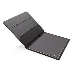 Vue Conférencier A4 AWARE™ Swiss Peak Script de couleur noir| Krokrodeal