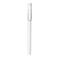 Vue Stylo X6 à capuchon avec encre ultra glissante de couleur blanc| Krokrodeal