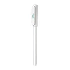 Vue Stylo X6 à capuchon avec encre ultra glissante de couleur blanc| Krokrodeal