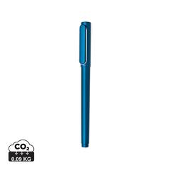 Vue Stylo X6 à capuchon avec encre ultra glissante de couleur bleu| Krokrodeal