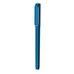 Vue Stylo X6 à capuchon avec encre ultra glissante de couleur bleu| Krokrodeal