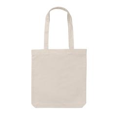 Vue Sac tote en toile recyclée et non teintée Impact AWARE™ de couleur blanc| Krokrodeal