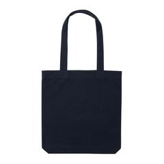 Vue Sac tote en toile recyclée et non teintée Impact AWARE™ de couleur bleu| Krokrodeal