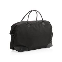 Vue Sac Weekend en rPET 1200D Impact Aware™ de couleur noir| Krokrodeal