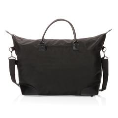Vue Sac Weekend en rPET 1200D Impact Aware™ de couleur noir| Krokrodeal