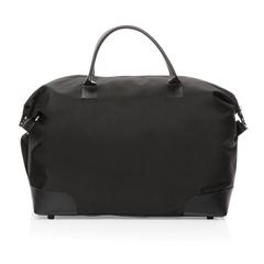 Vue Sac Weekend en rPET 1200D Impact Aware™ de couleur noir| Krokrodeal