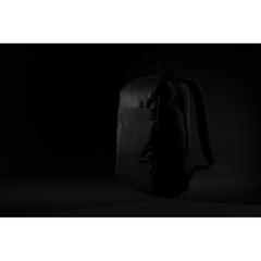 Vue Petit sac à dos Swiss Peak en rPET AWARE™ de couleur noir| Krokrodeal