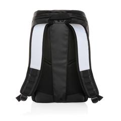 Vue Sac à dos ordinateur 15.6" réfléchissant et résistant à leau de couleur noir| Krokrodeal