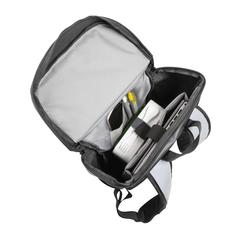 Vue Sac à dos ordinateur 15.6" réfléchissant et résistant à leau de couleur noir| Krokrodeal