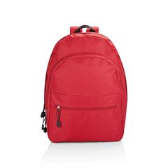 Vue Sac à dos basique de couleur rouge| Krokrodeal