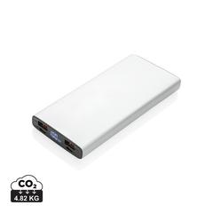 Vue Batterie de secours 10.000 mAh avec PD 18W de couleur gris| Krokrodeal