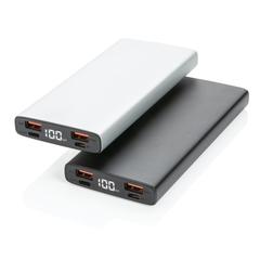 Vue Batterie de secours 10.000 mAh avec PD 18W de couleur gris| Krokrodeal