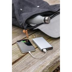 Vue Batterie de secours 10.000 mAh avec PD 18W de couleur gris| Krokrodeal