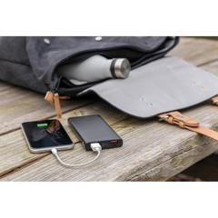 Vue Batterie de secours 10.000 mAh avec PD 18W de couleur noir| Krokrodeal