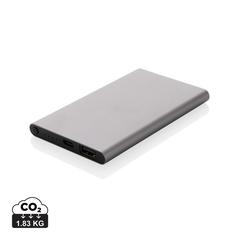 Powerbank 4000mAh en plastique recyclé/aluminium RCS publicitaire pas cher