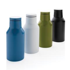 Vue Bouteille isotherme compacte 300ml en acier inoxydable recyc de couleur blanc| Krokrodeal