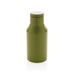 Vue Bouteille isotherme compacte 300ml en acier inoxydable recyc de couleur vert| Krokrodeal