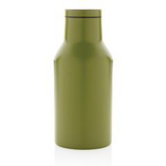 Vue Bouteille isotherme compacte 300ml en acier inoxydable recyc de couleur vert| Krokrodeal