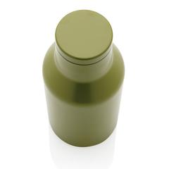 Vue Bouteille isotherme compacte 300ml en acier inoxydable recyc de couleur vert| Krokrodeal