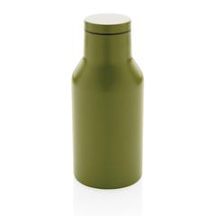 Vue Bouteille isotherme compacte 300ml en acier inoxydable recyc de couleur vert| Krokrodeal