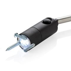 Vue Lampe télescopique avec aimant de couleur noir| Krokrodeal