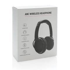 Vue Casque audio ANC de couleur noir| Krokrodeal