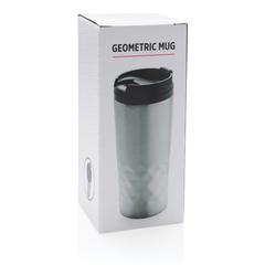 Vue Tasse en émail de couleur gris| Krokrodeal