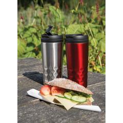 Vue Tasse en émail de couleur gris| Krokrodeal