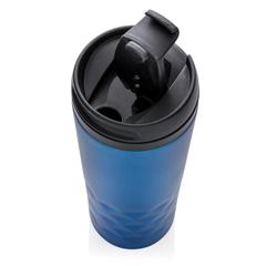 Vue Tasse en émail de couleur bleu| Krokrodeal