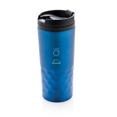 Vue Tasse en émail de couleur bleu| Krokrodeal