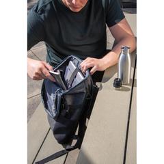 Vue Sac à dos ordinateur 15,6" Easy access de couleur noir| Krokrodeal