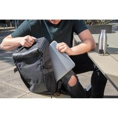 Vue Sac à dos ordinateur 15,6" Easy access de couleur noir| Krokrodeal