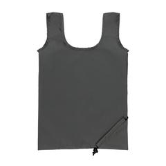 Vue Sac shopping pliable en rPET 190T Impact AWARE™ de couleur gris| Krokrodeal