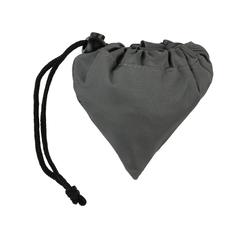 Vue Sac shopping pliable en rPET 190T Impact AWARE™ de couleur gris| Krokrodeal