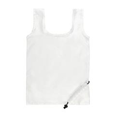 Vue Sac shopping pliable en rPET 190T Impact AWARE™ de couleur blanc| Krokrodeal