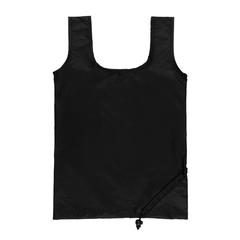 Vue Sac shopping pliable en rPET 190T Impact AWARE™ de couleur noir| Krokrodeal