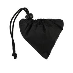 Vue Sac shopping pliable en rPET 190T Impact AWARE™ de couleur noir| Krokrodeal