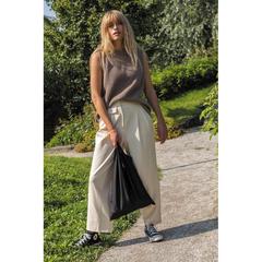 Vue Sac shopping pliable en rPET 190T Impact AWARE™ de couleur noir| Krokrodeal