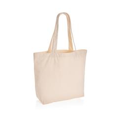 Vue Sac shopping en toile 240g/m² recyclée non teinté Aware™ de couleur blanc| Krokrodeal