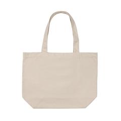 Vue Sac shopping en toile 240g/m² recyclée non teinté Aware™ de couleur blanc| Krokrodeal