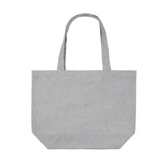 Vue Sac shopping en toile 240g/m² recyclée non teinté Aware™ de couleur gris| Krokrodeal