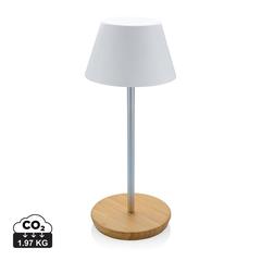 Vue Lampe de table plastique RCS rechargeable par USB Pure Glow de couleur blanc| Krokrodeal