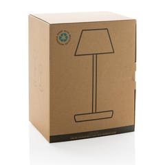 Vue Lampe de table plastique RCS rechargeable par USB Pure Glow de couleur blanc| Krokrodeal