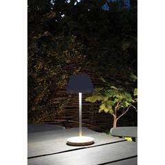 Vue Lampe de table plastique RCS rechargeable par USB Pure Glow de couleur blanc| Krokrodeal