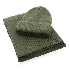 Vue Bonnet double épaisseur Impact AWARE™ Polylana® de couleur vert| Krokrodeal