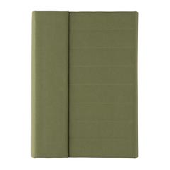Vue Carnet de notes A5 avec fermeture magnétique Impact Aware™ de couleur vert| Krokrodeal