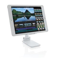Vue Support téléphone et tablette de couleur blanc| Krokrodeal