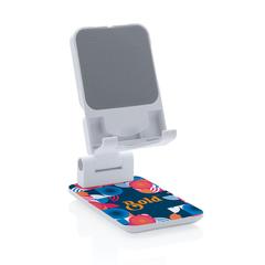 Vue Support téléphone et tablette de couleur blanc| Krokrodeal