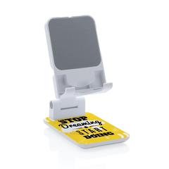 Vue Support téléphone et tablette de couleur blanc| Krokrodeal