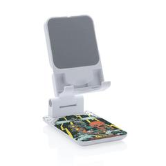Vue Support téléphone et tablette de couleur blanc| Krokrodeal